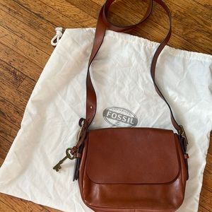 Fossil crossbody leather bag
